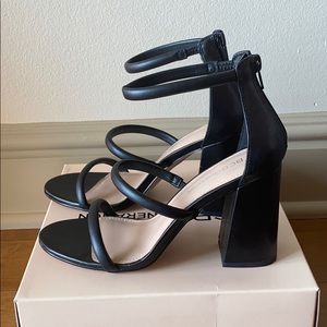 BCBGeneration Black Block Heels